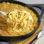 pasta in a casserole dish