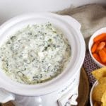crockpot spinach and artichoke dip