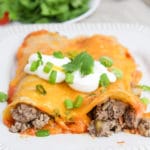 enchiladas on a plate