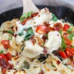 pasta pictured on a wooden spoon