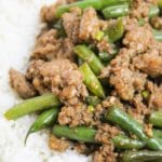 Szechuan Green Beans and Ground Pork