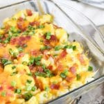 Baked loaded cauliflower casserol