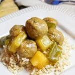 meatballs on a plate