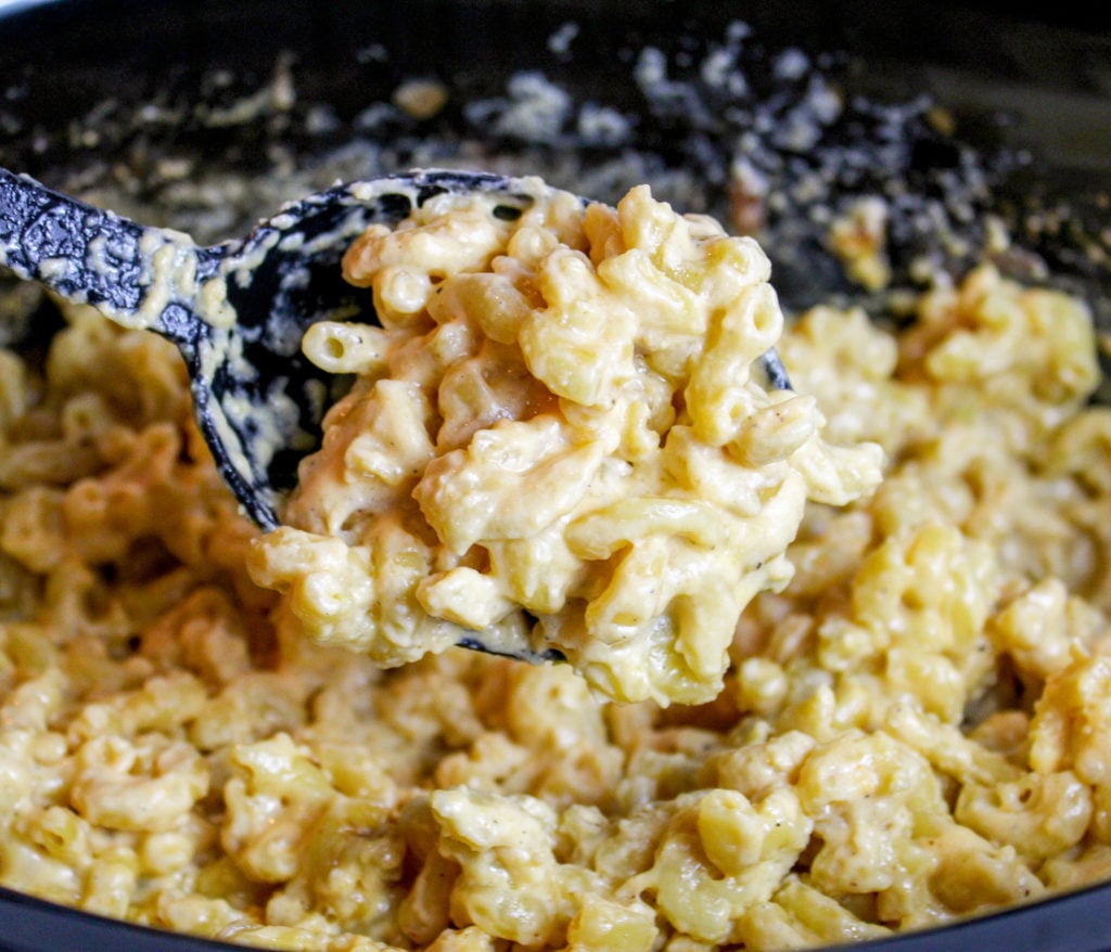 mac and cheese in a slow cooker