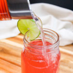 Agua Fresca Poured into a glass