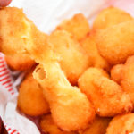 cheese curd in a basket