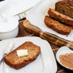 sliced banana bread