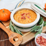 pumpkin risotto in a bowl