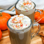 pumpkin latte in mugs