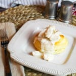 creamed turkey over a biscuit