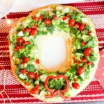 veggie pizza on a plate