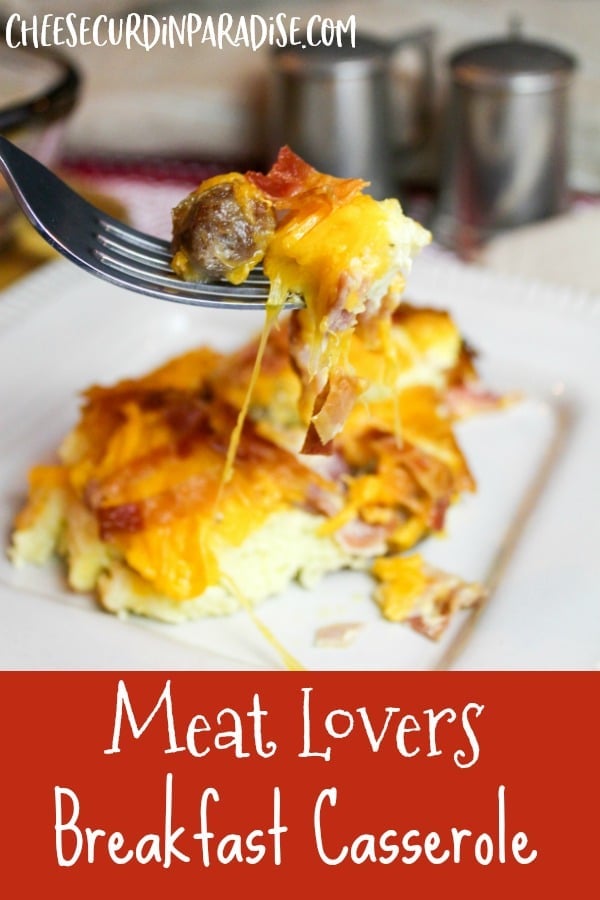breakfast casserole on a plate