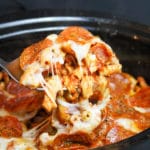casserole scooped from serving dish
