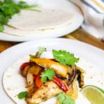 chicken in a tortilla