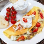 omelette on a plate