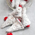 shark teeth mix made with bugles and red chocolate candies