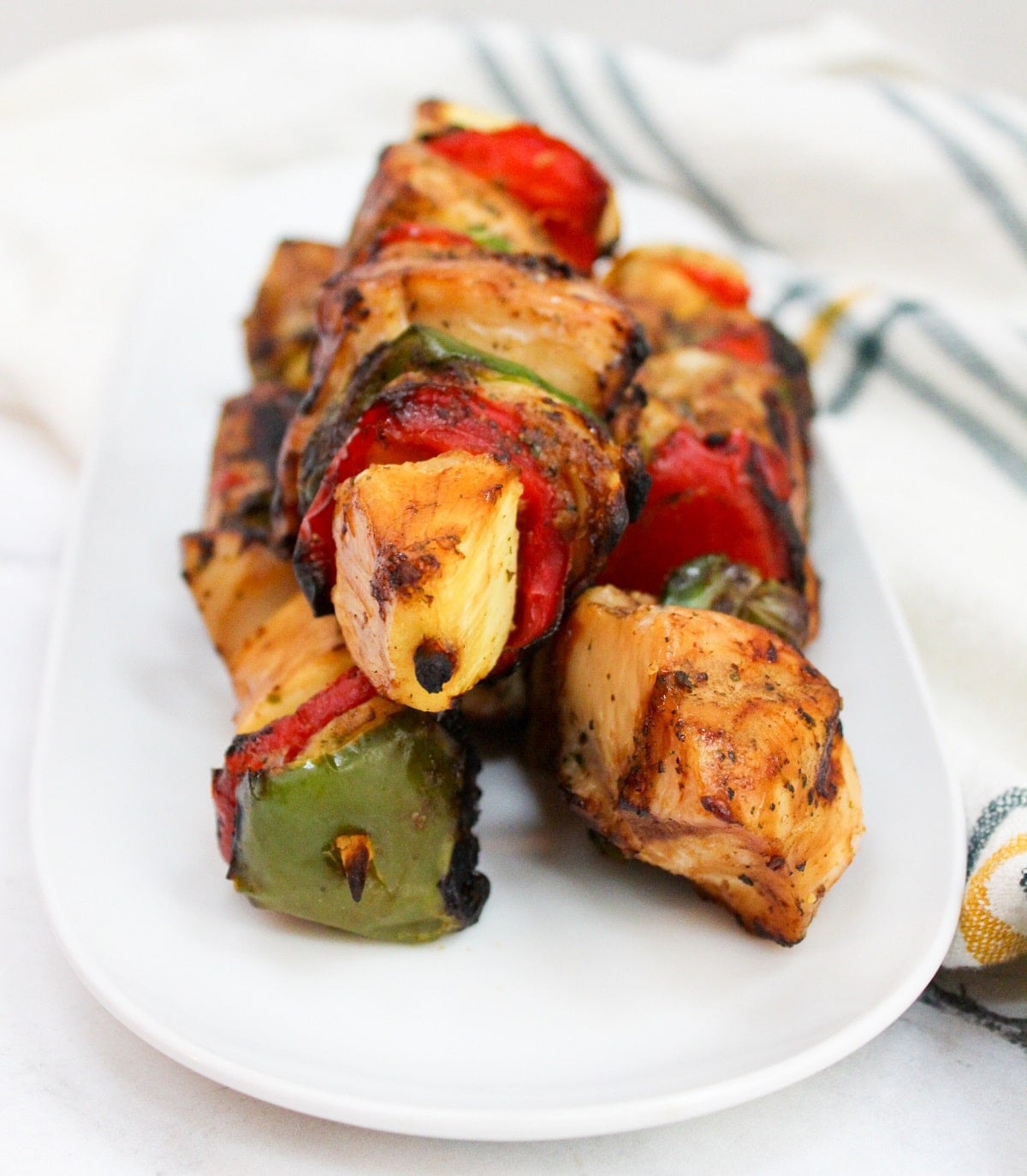 grilled teriyaki chicken kabob