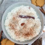 swedish rice pudding in a bowl